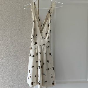 Free people flower apron dress